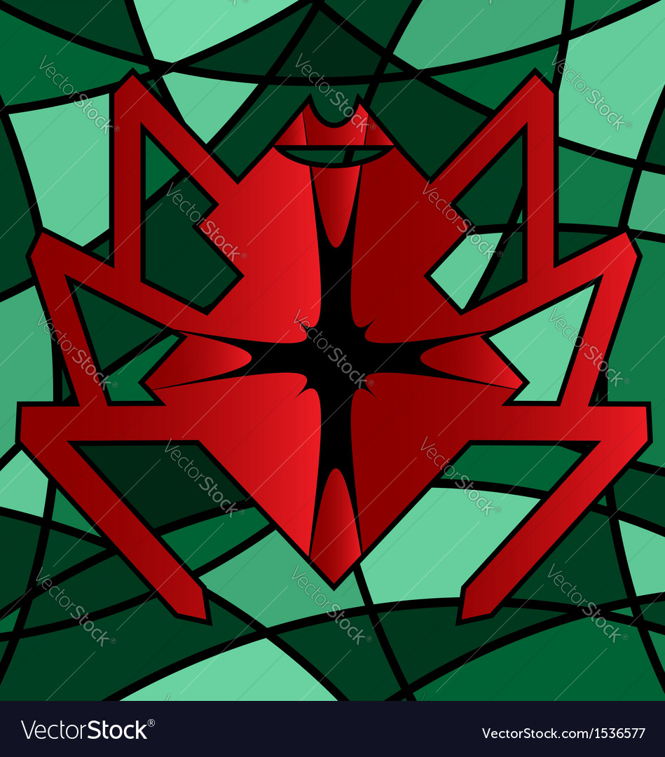 Geometric Spider Web Pattern
