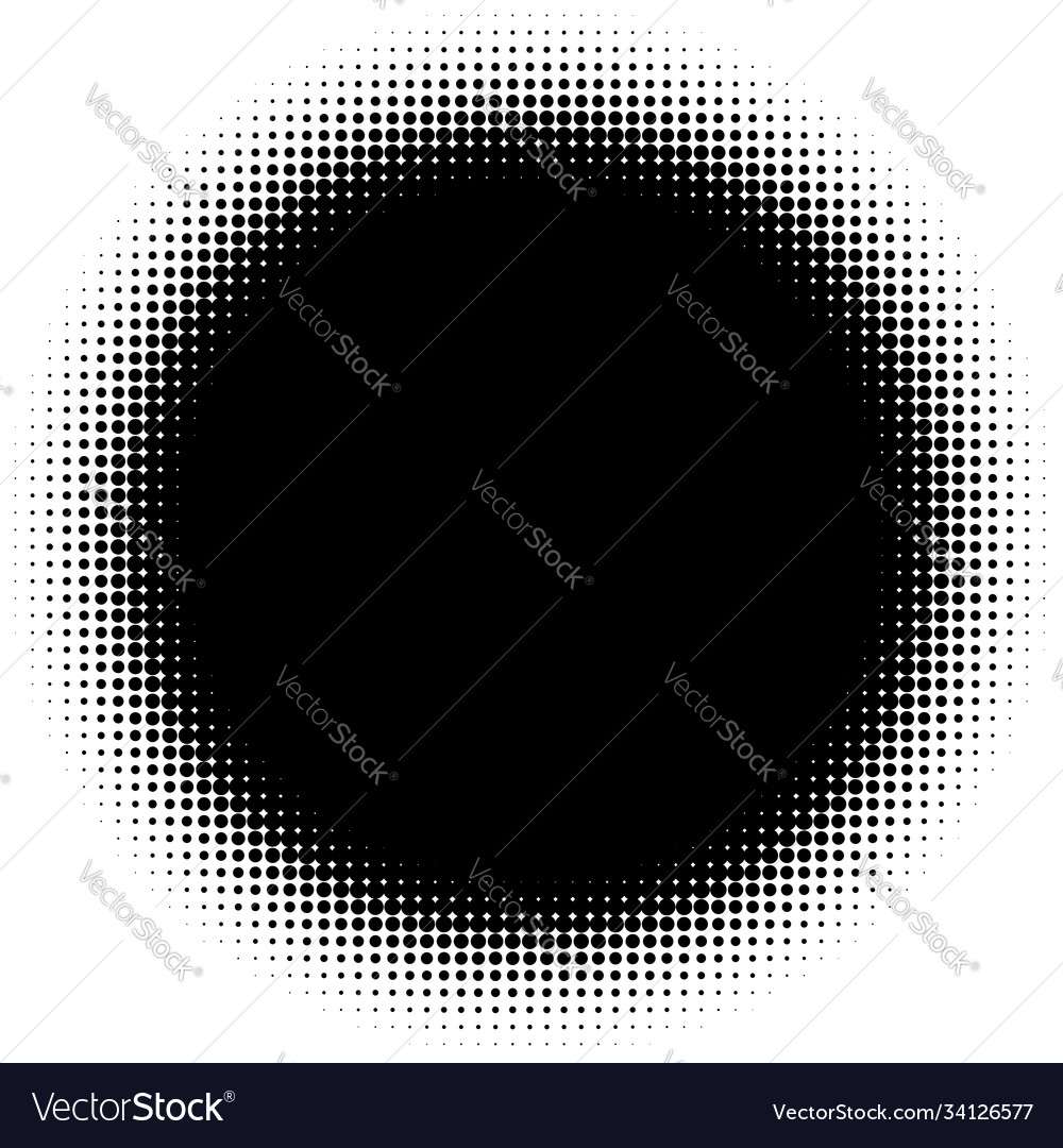 Halftone pattern texture circles dots screentone vector image Halftone pattern texture circles dots screentone