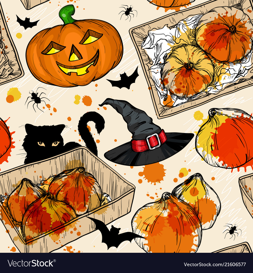 Halloween Pumpkin Pattern