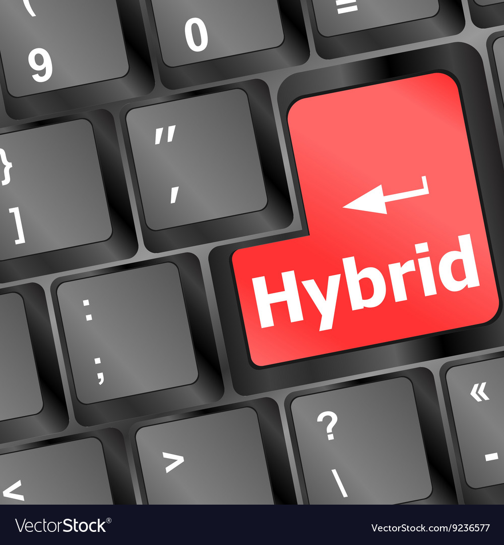 Hybrid key on keyboard