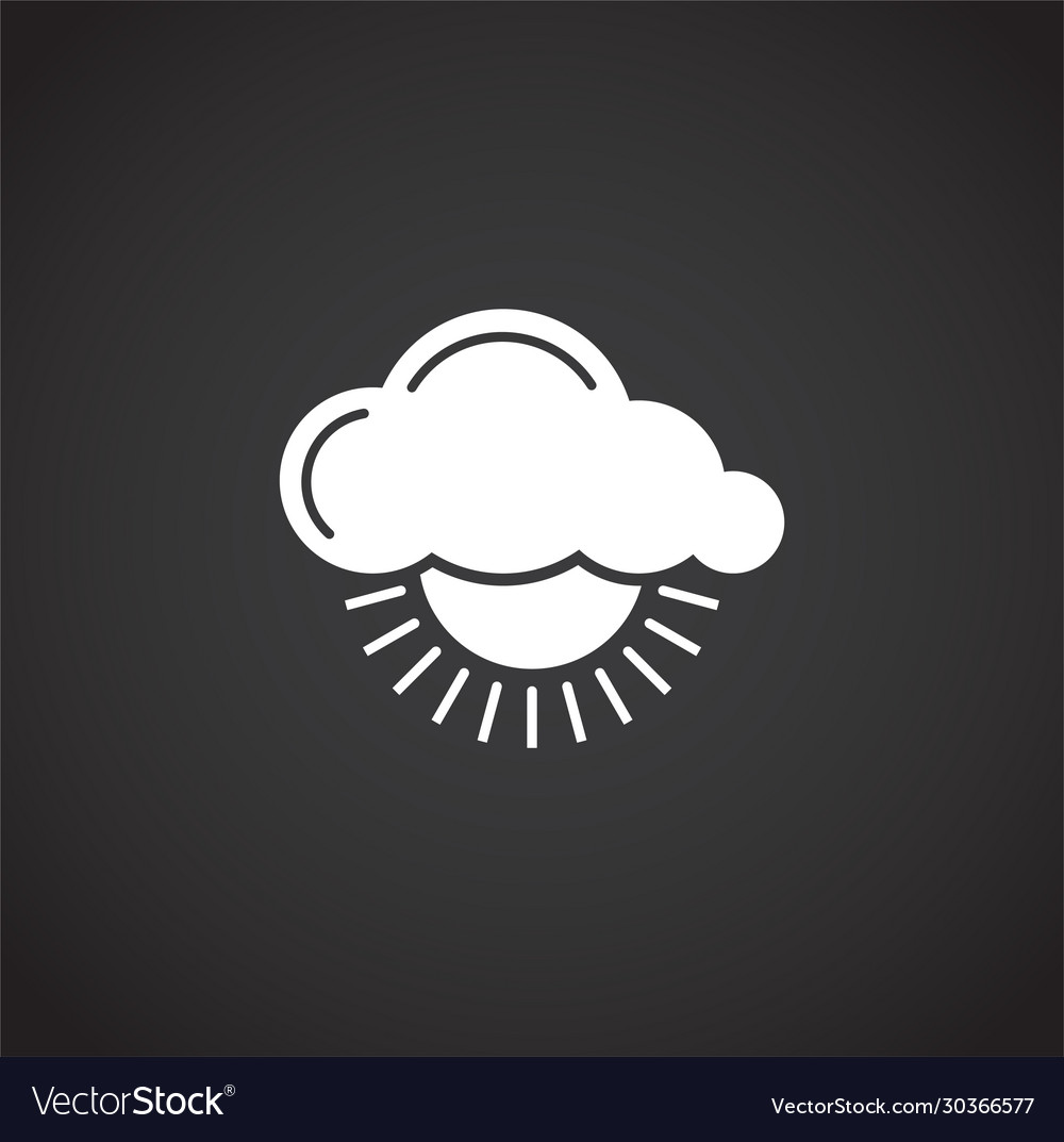 Sun related icon on background for graphic and web vector image Sun related icon on background for graphic and web