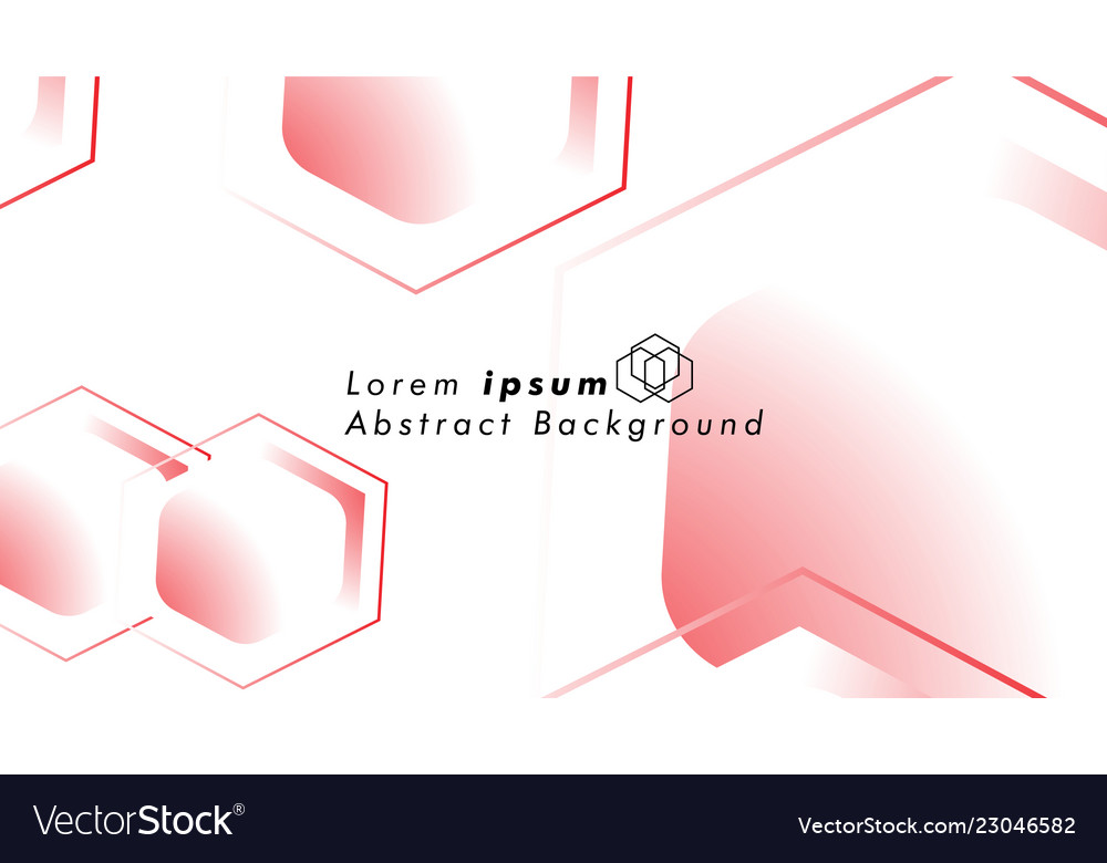 Abstract background concepts of hexagon shapes