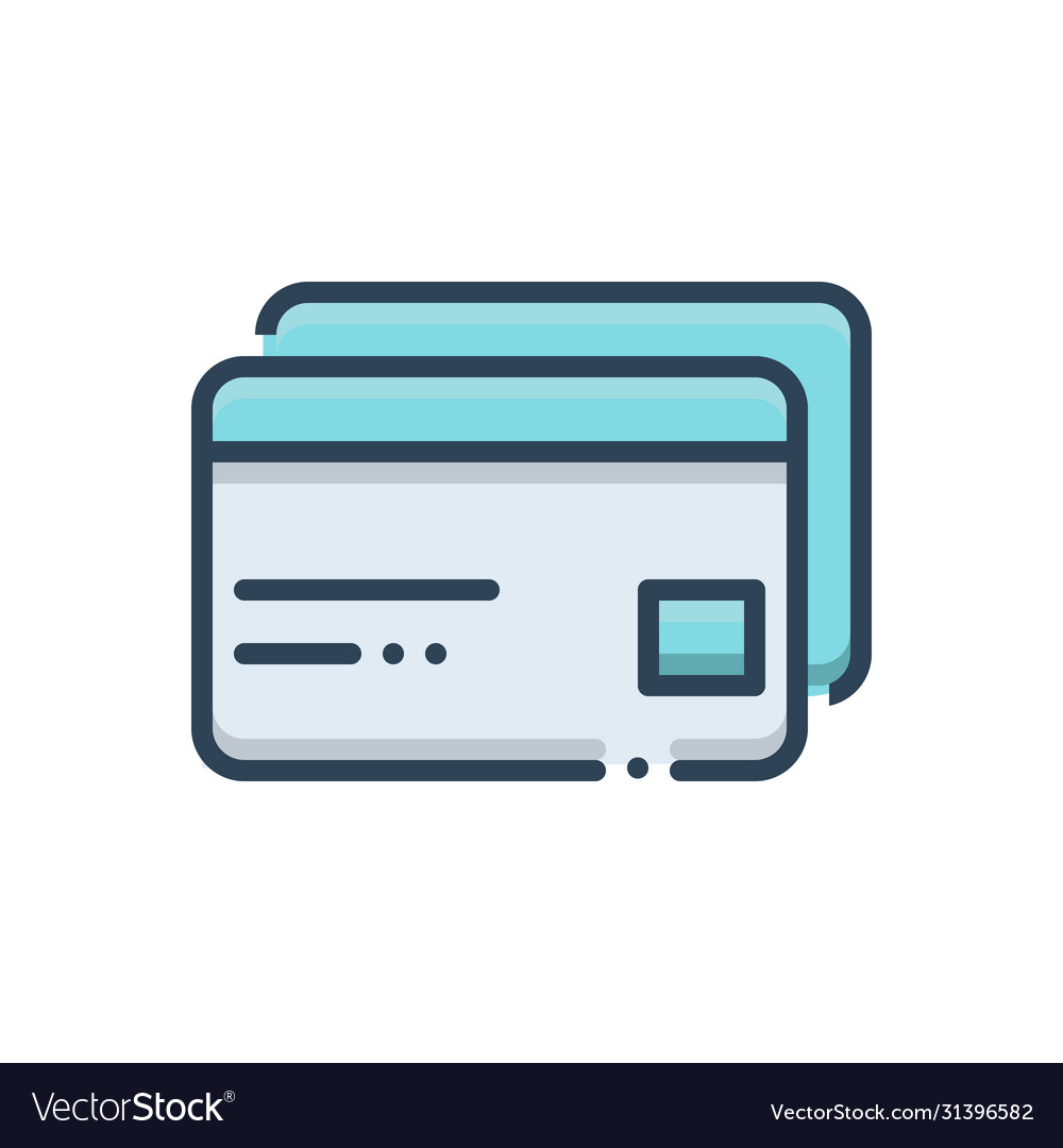 Atm cards Royalty Free Vector Image - VectorStock