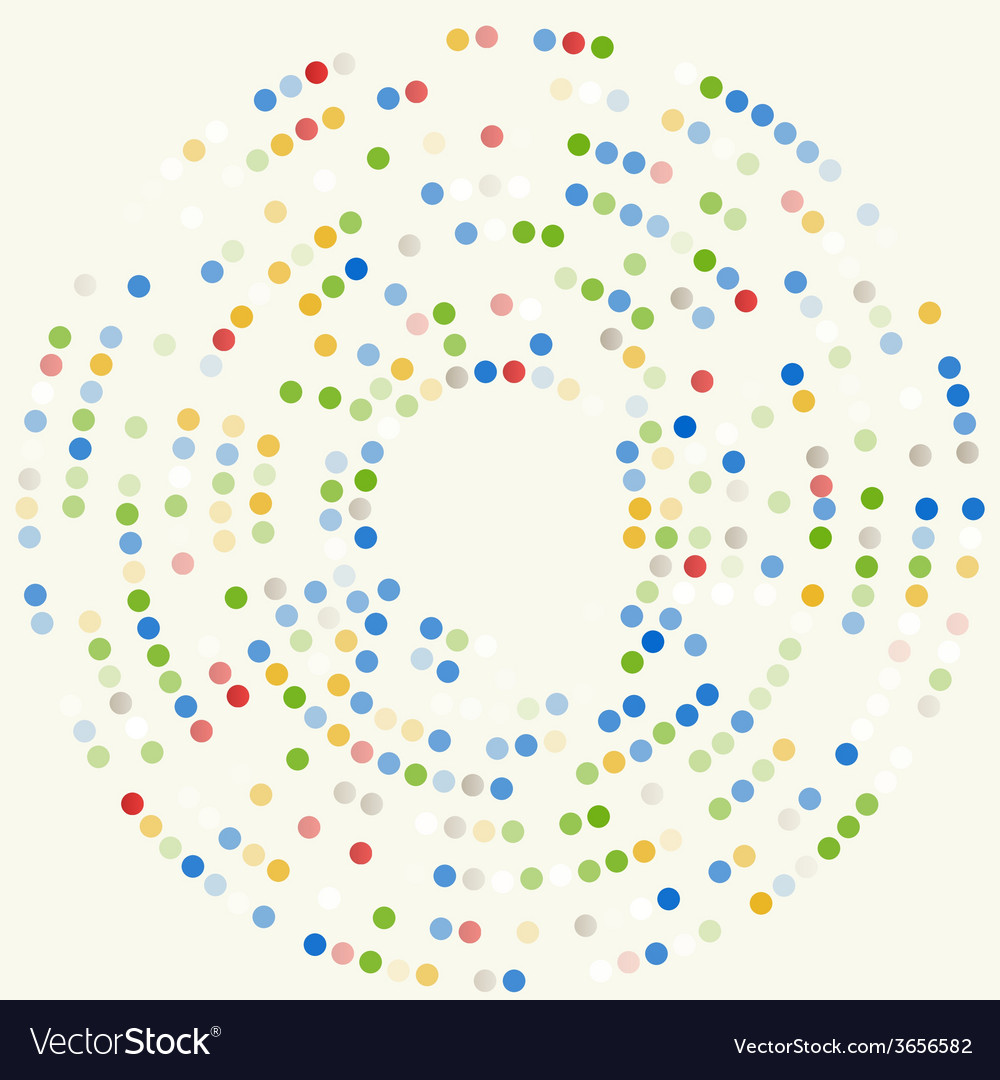 Background with colored dots