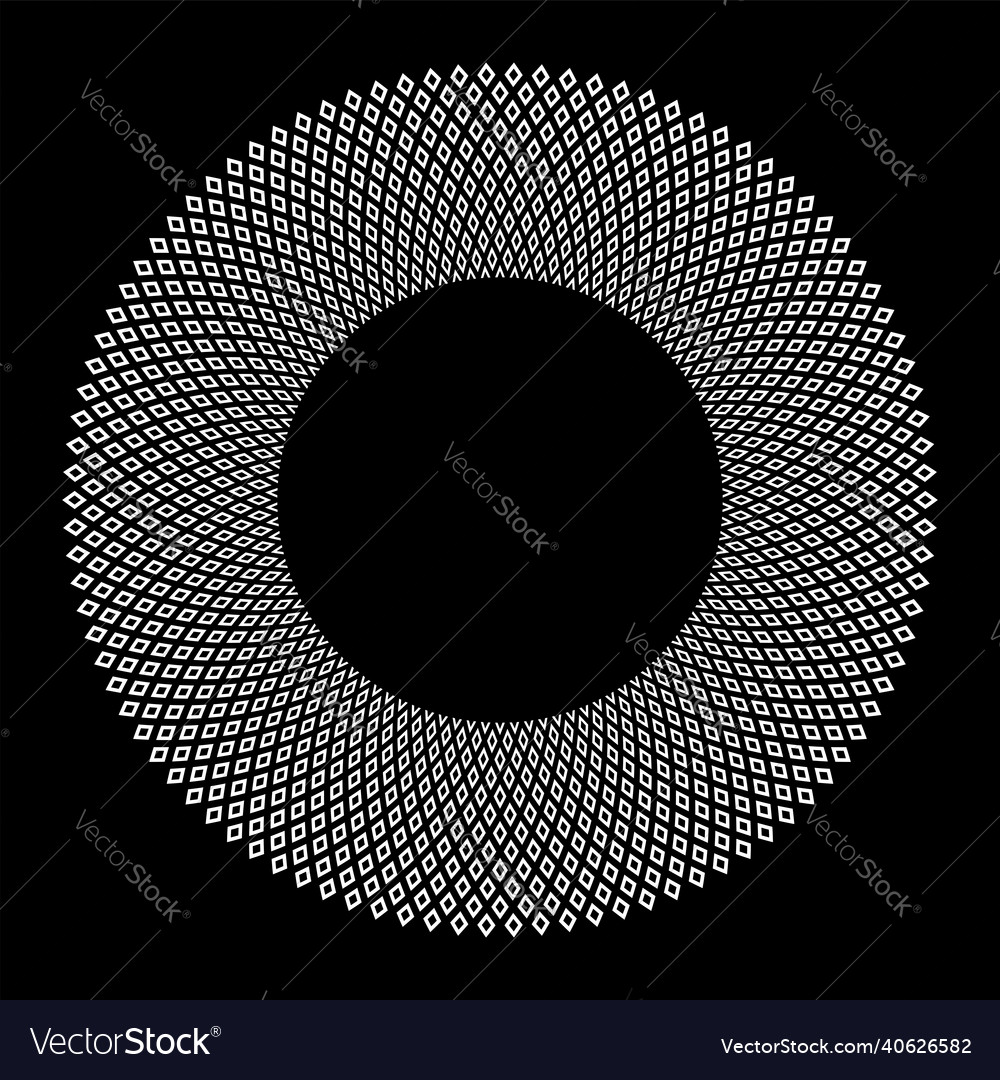 Circle pattern for round frame
