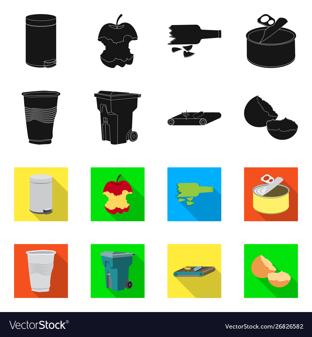 Design refuse and junk symbol