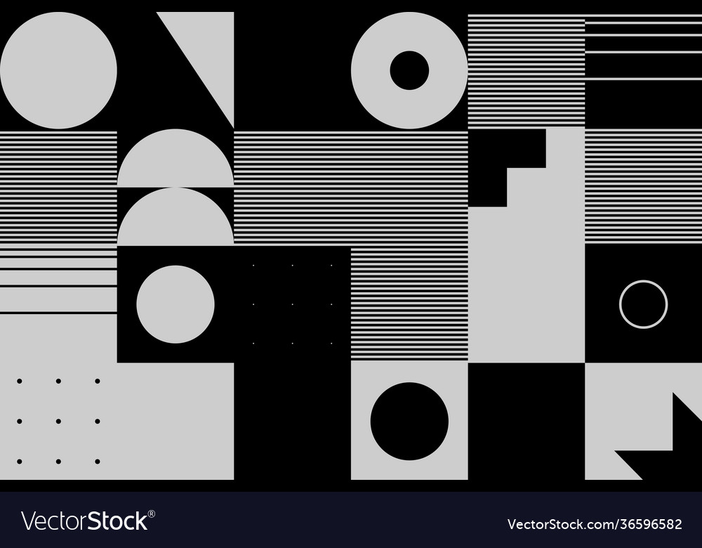 Digital design abstract pattern vector image Digital design abstract pattern