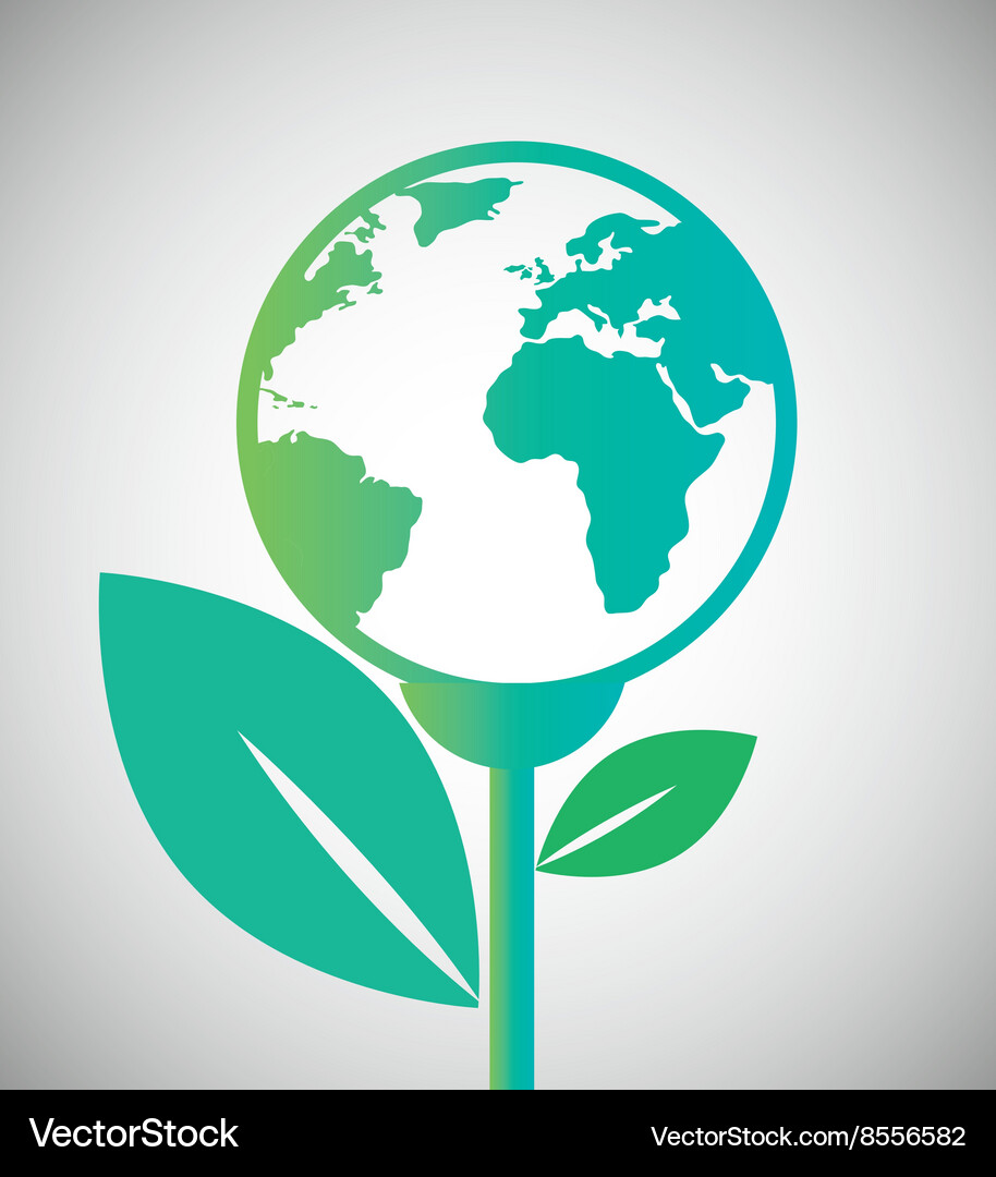 Eco friendly design Royalty Free Vector Image - VectorStock