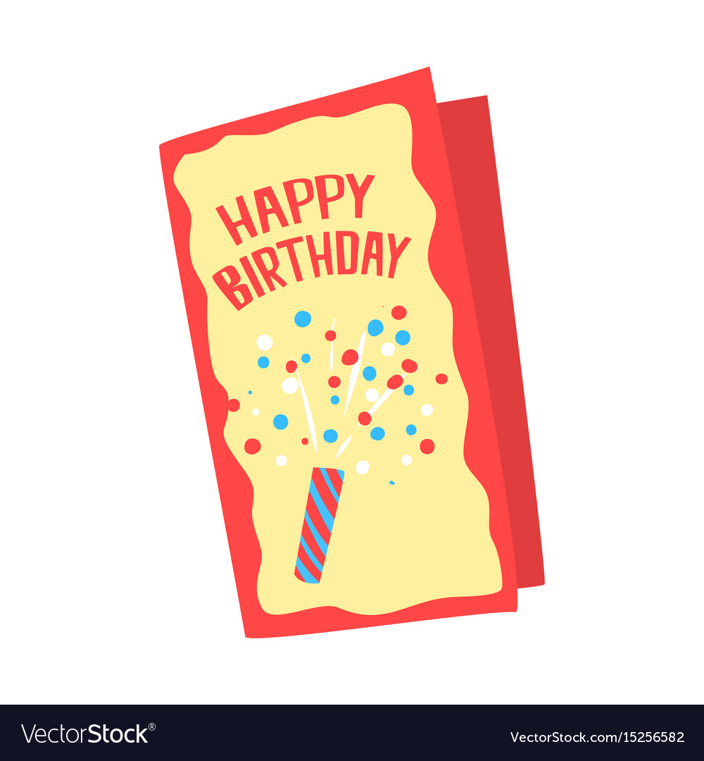 Happy Birthday Greeting Cartoon