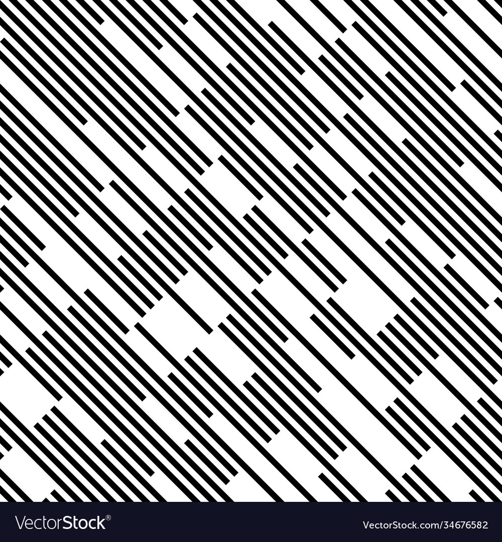 Oblique Black Segment Pattern