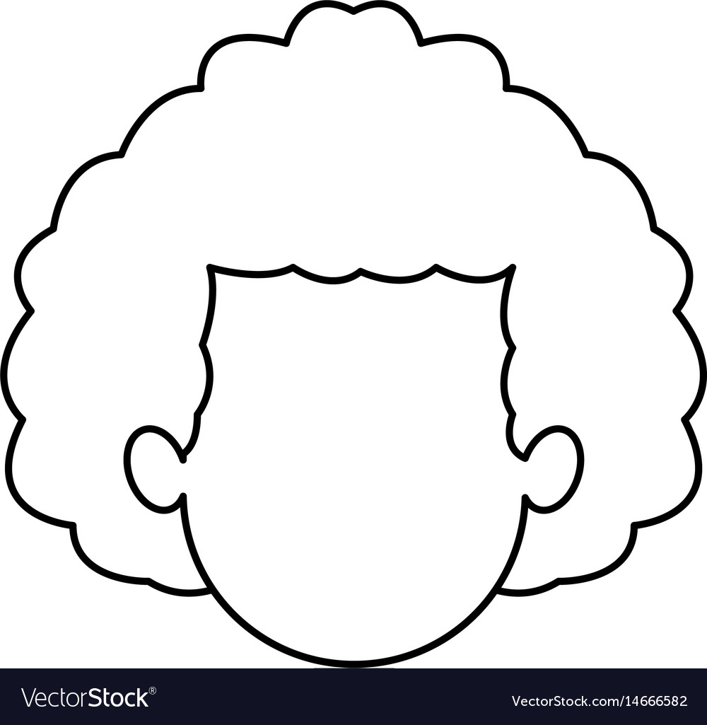 Outline man male avatar style Royalty Free Vector Image