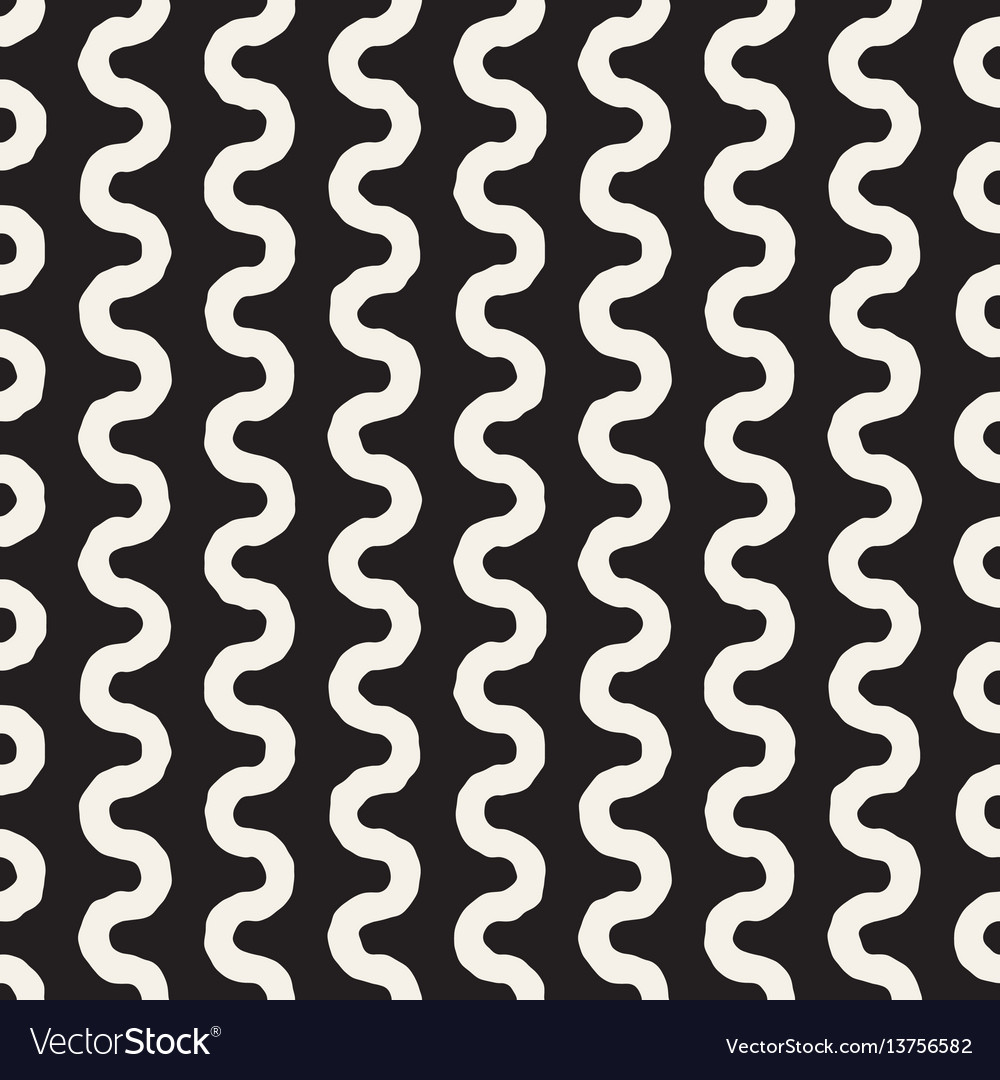 Roughly drawn wavy stripes stylish graphic texture