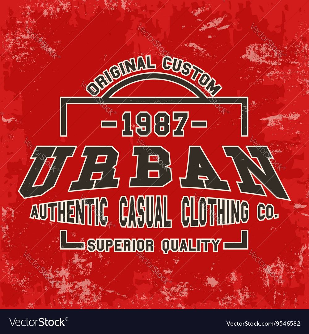Urban vintage stamp Royalty Free Vector Image VectorStock
