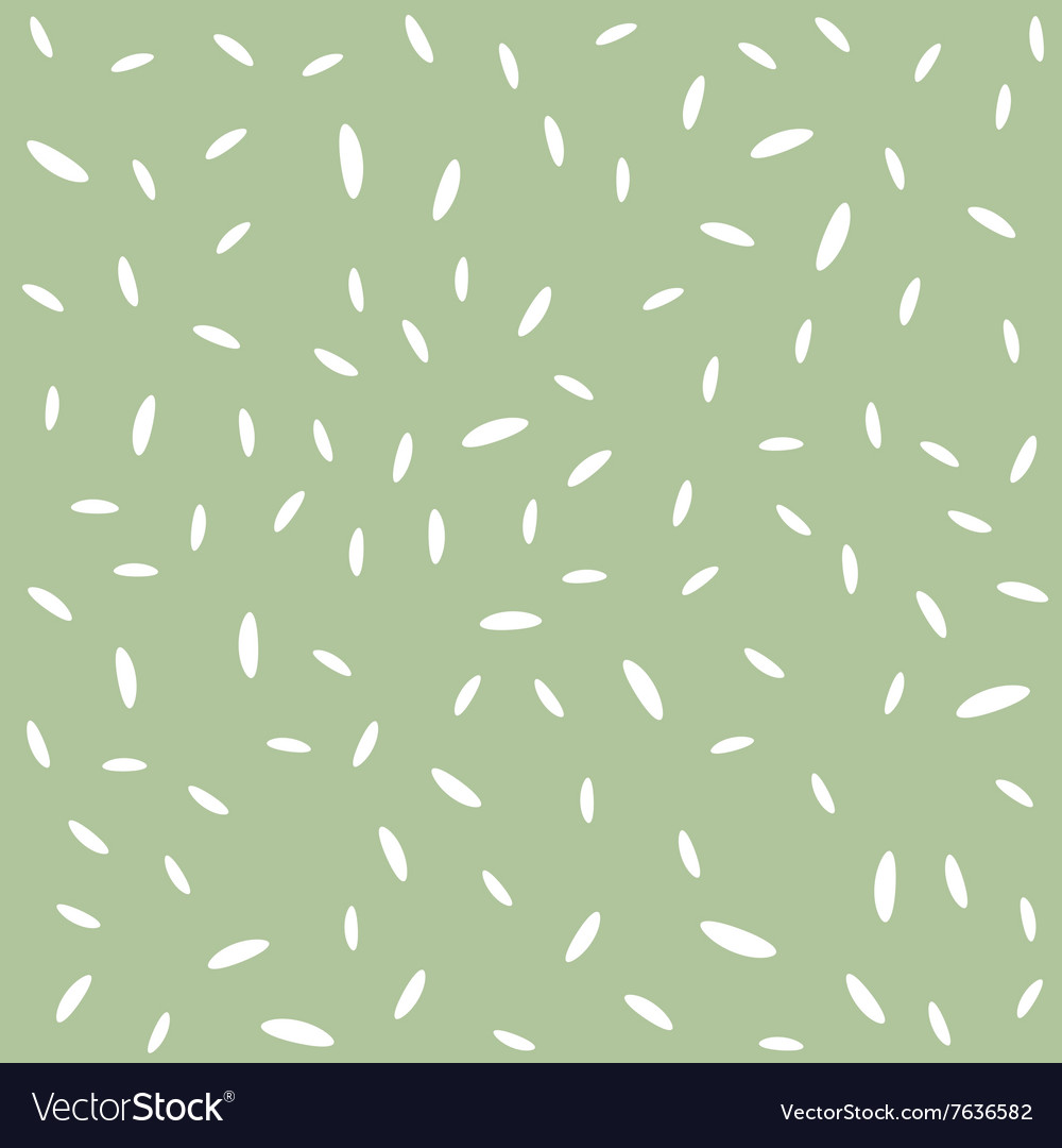 White rice seamless pattern background seeds Vector Image