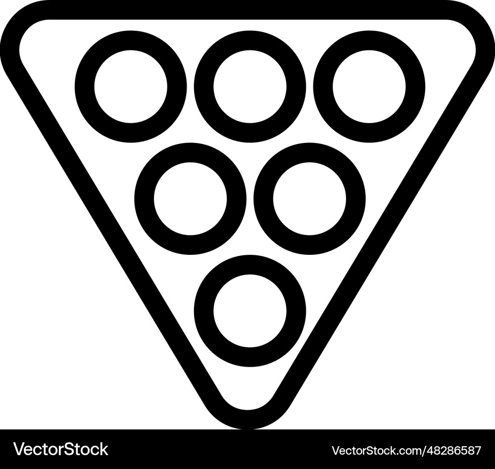 Billiards icon Royalty Free Vector Image - VectorStock