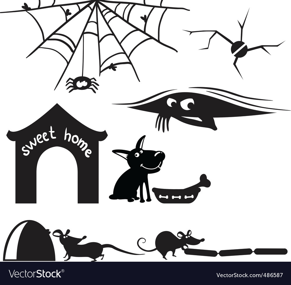 Cute Halloween Silhouettes