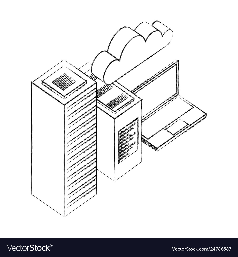 Database server computer cpu laptop cloud storage