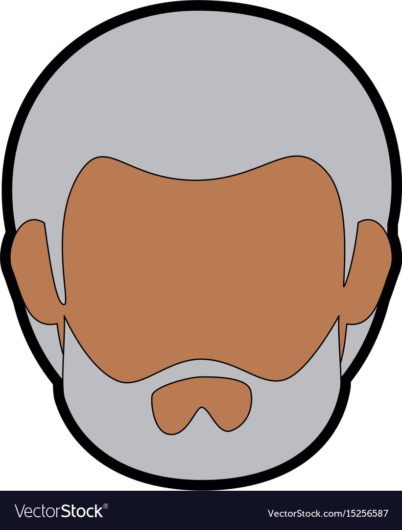 Man face icon Royalty Free Vector Image - VectorStock
