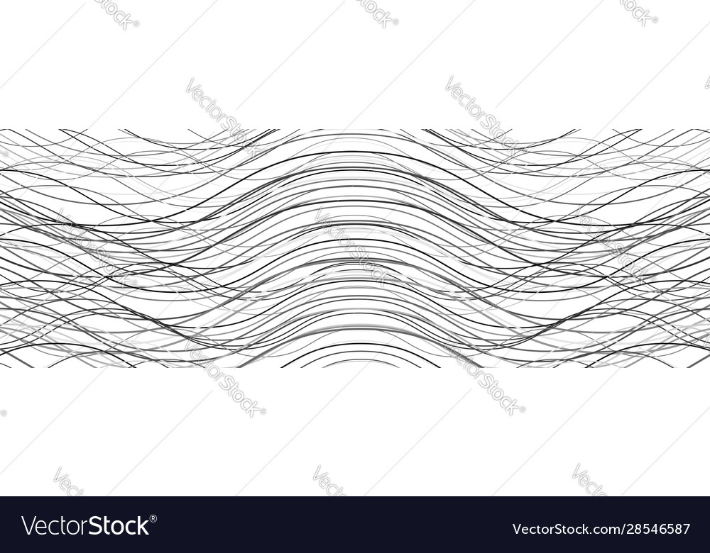Random wavy zig-zag lines abstract art texture Vector Image Random wavy zig-zag lines abstract art texture
