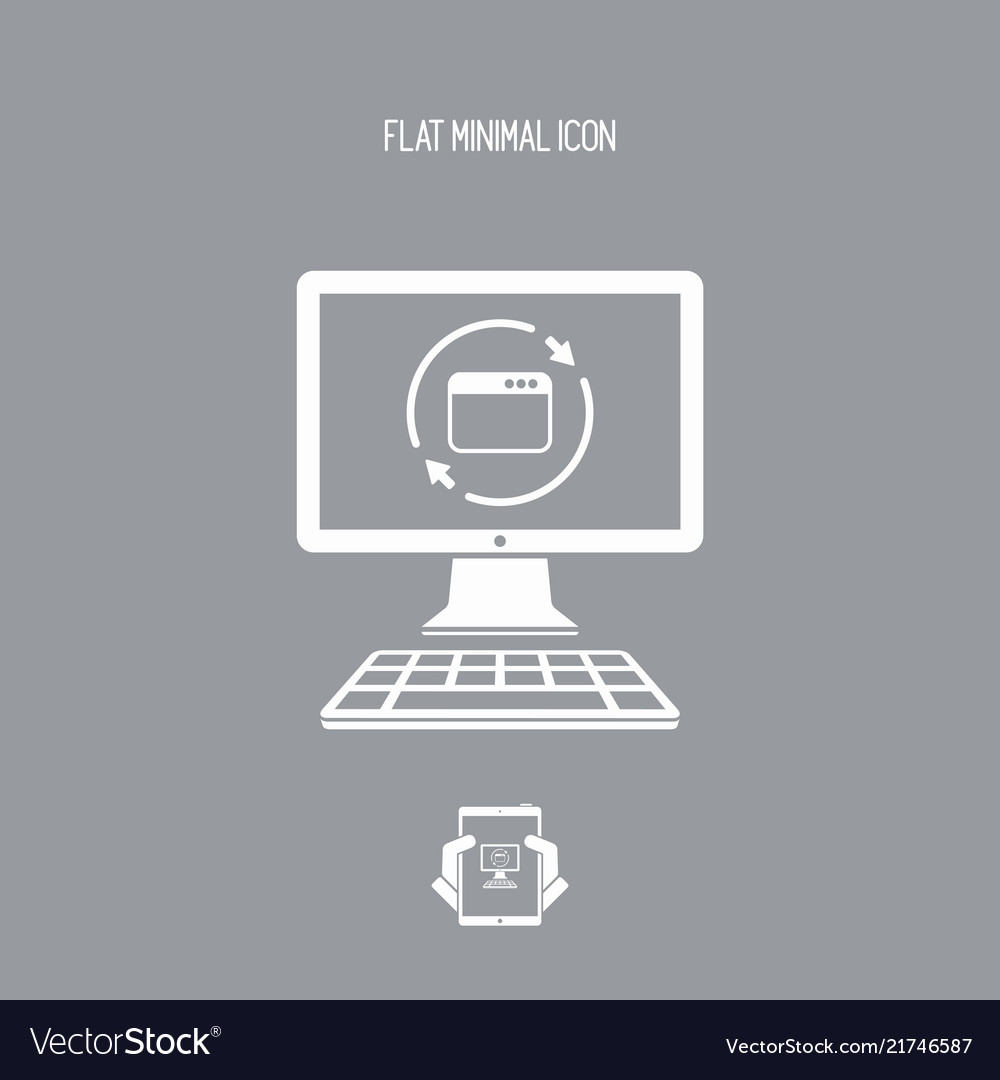 Refresh computer window icon