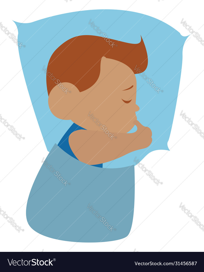 Sleeping ba on white background Royalty Free Vector Image Sleeping ba on white background Royalty Free Vector Image