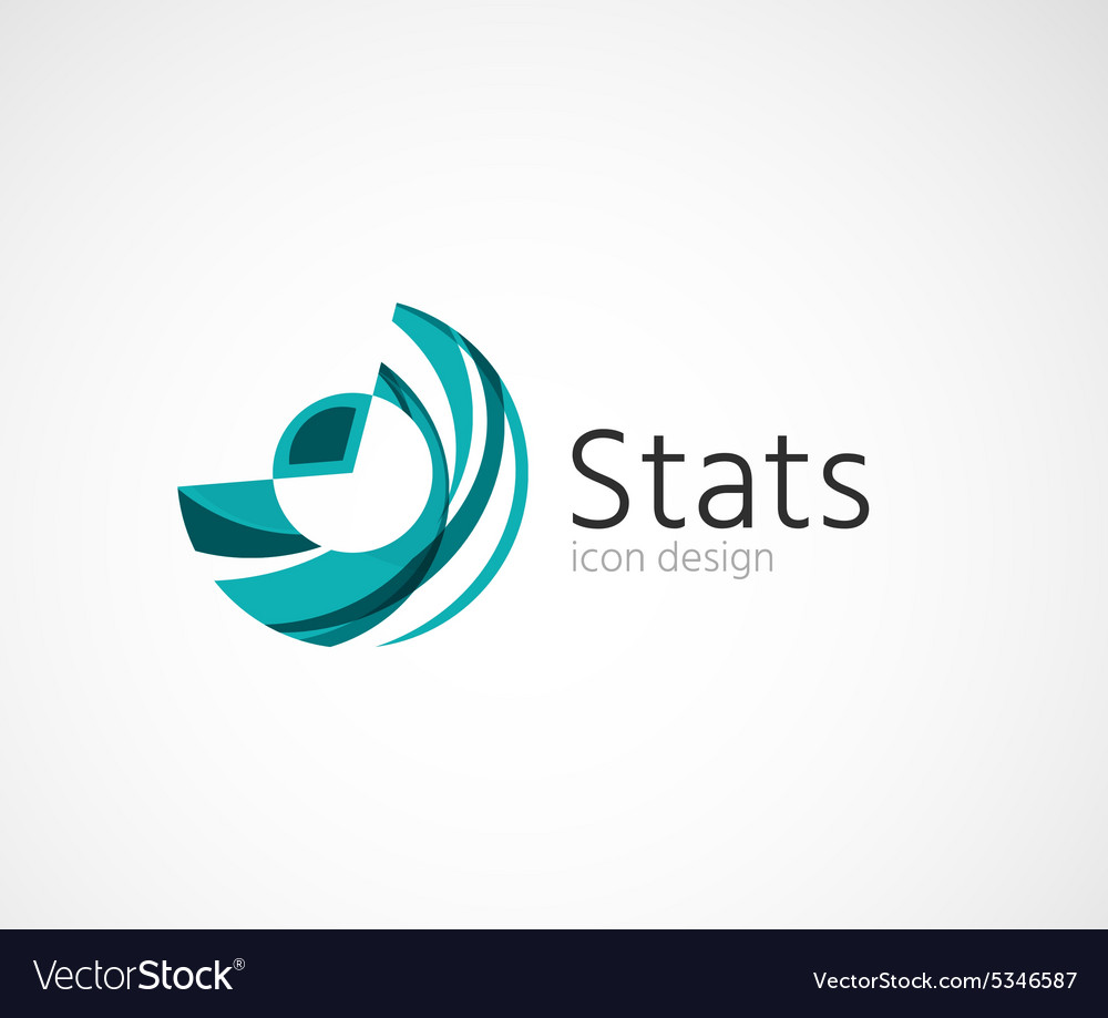 Statistics company logo design