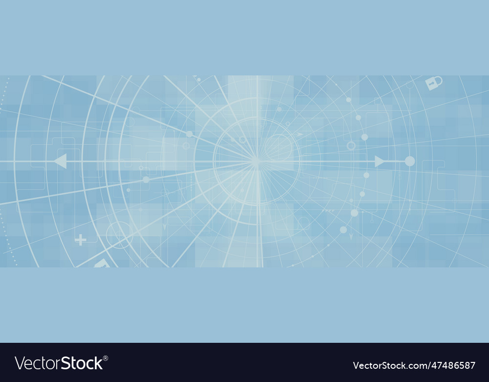 Technology data background idea of global vector image Technology data background idea of global
