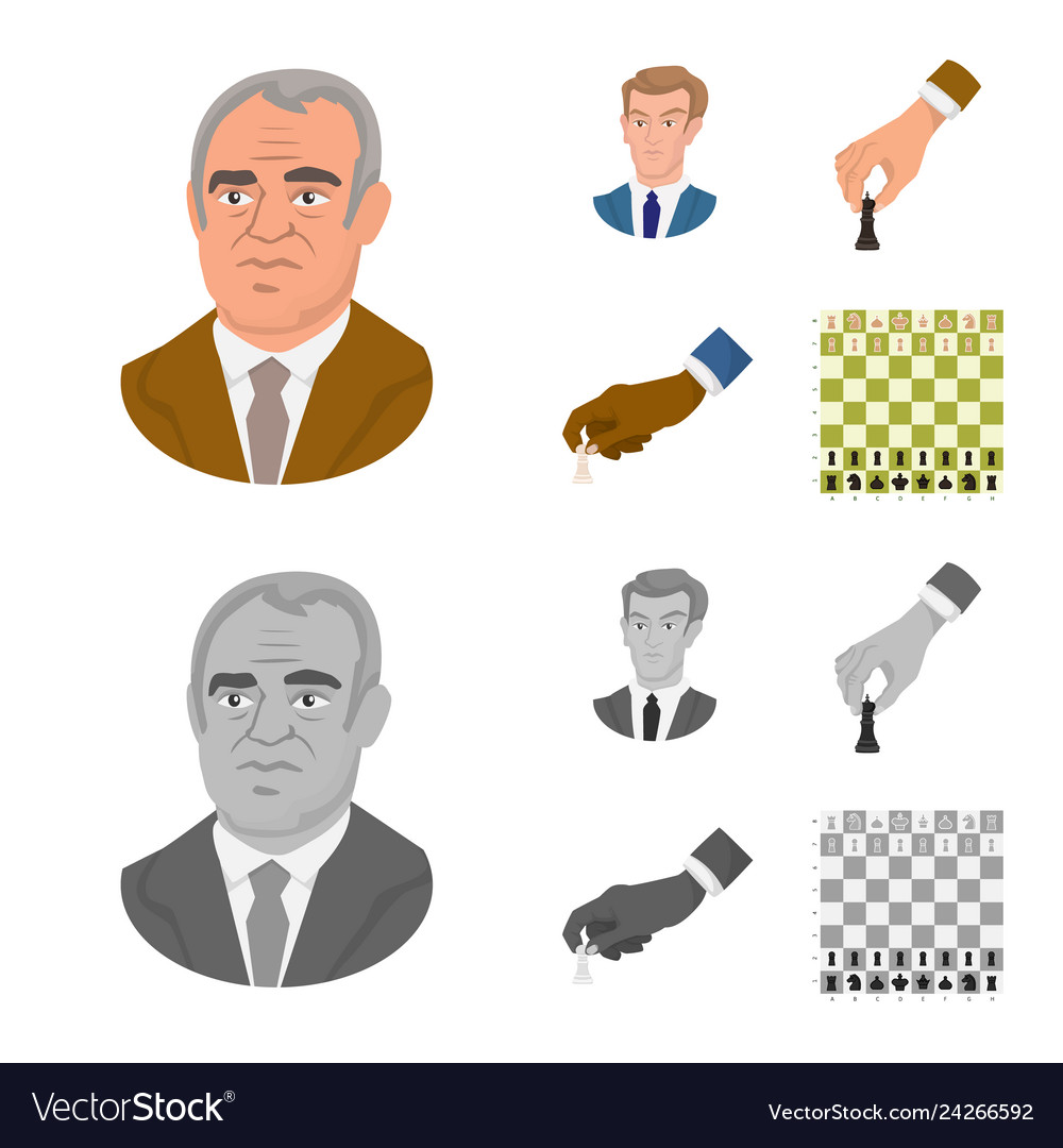 Design of checkmate and thin icon set