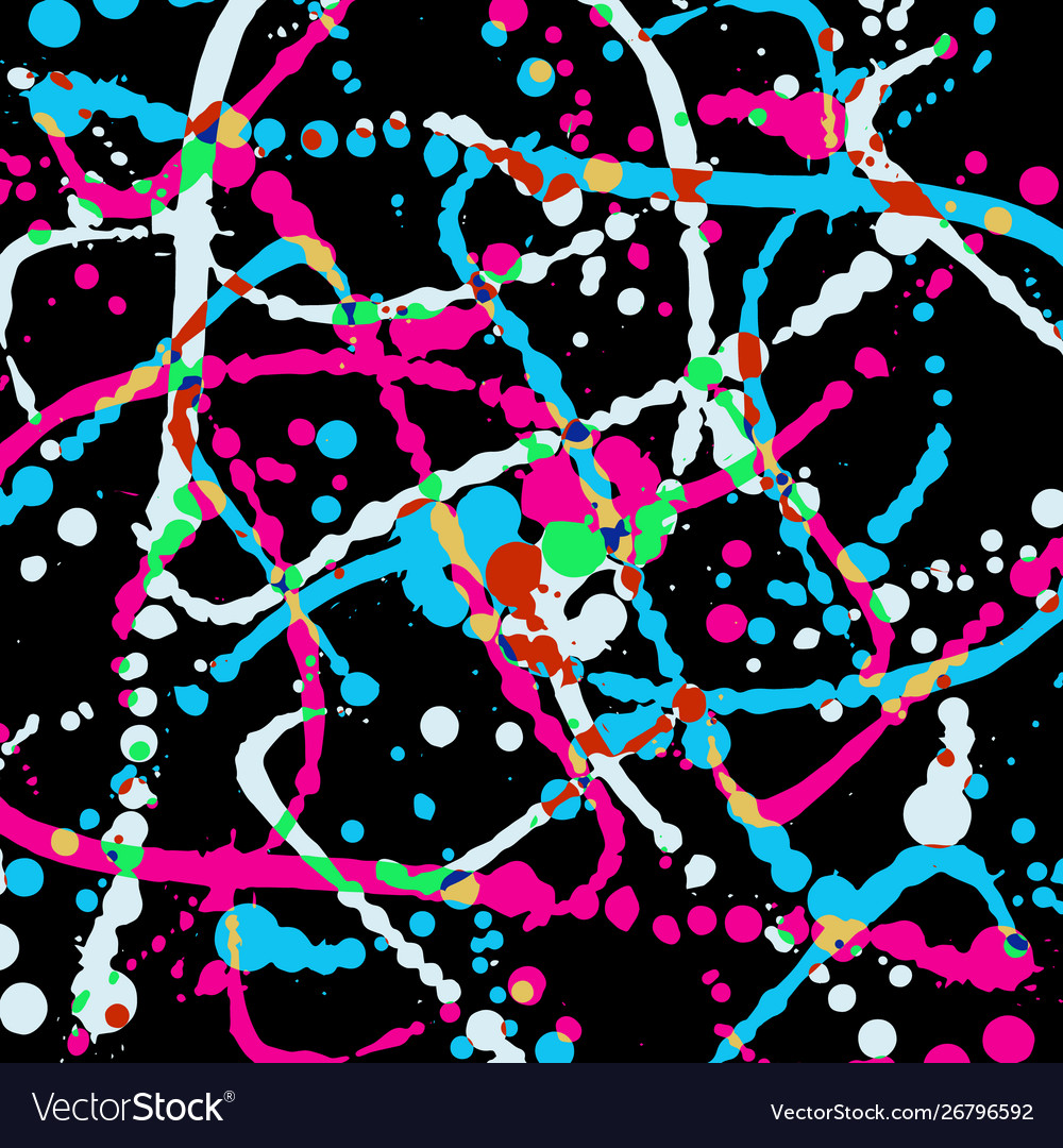 Geometric abstract color pattern in graffiti vector image Geometric abstract color pattern in graffiti