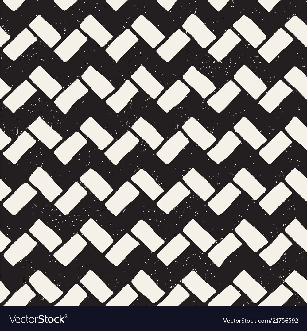 Hand drawn seamless repeating pattern with lines vector image Hand drawn seamless repeating pattern with lines