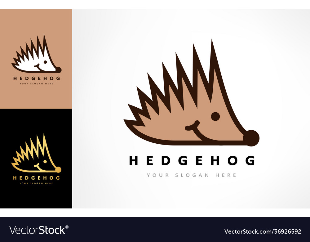 Hedgehog Logo Tierdesign