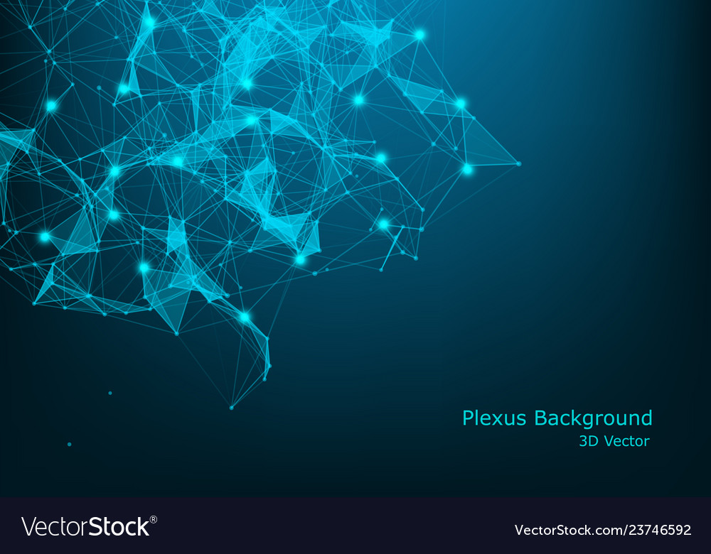 Network connection dots and lines technology vector image Network connection dots and lines technology