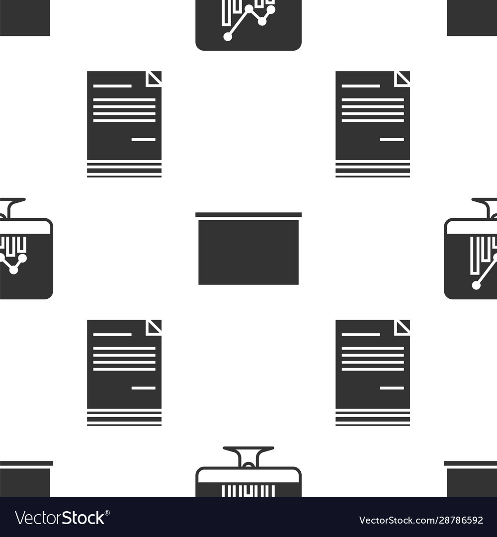 Computermonitor mit Diagrammdiagramm-Callkboard einstellen vector image Computermonitor mit Diagrammdiagramm-Callkboard einstellen