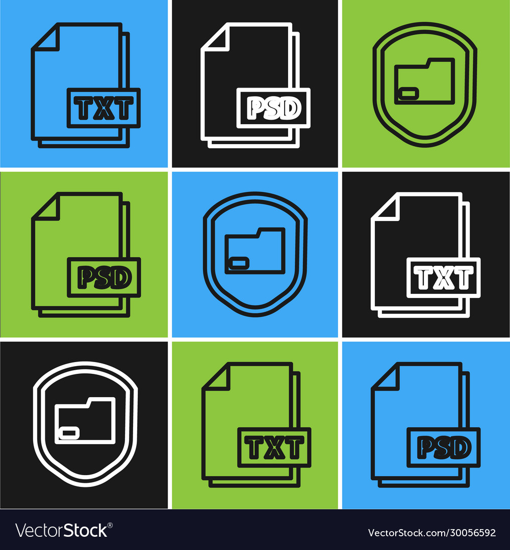 Set line txt file document folder