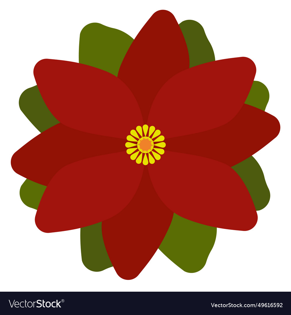 Simple shape flower element