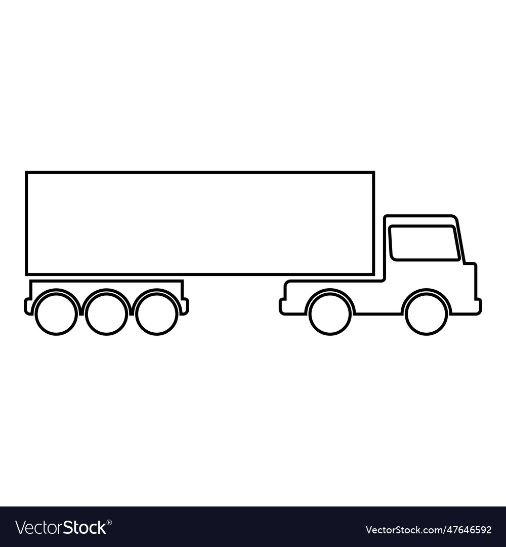 Truck icon Royalty Free Vector Image - VectorStock