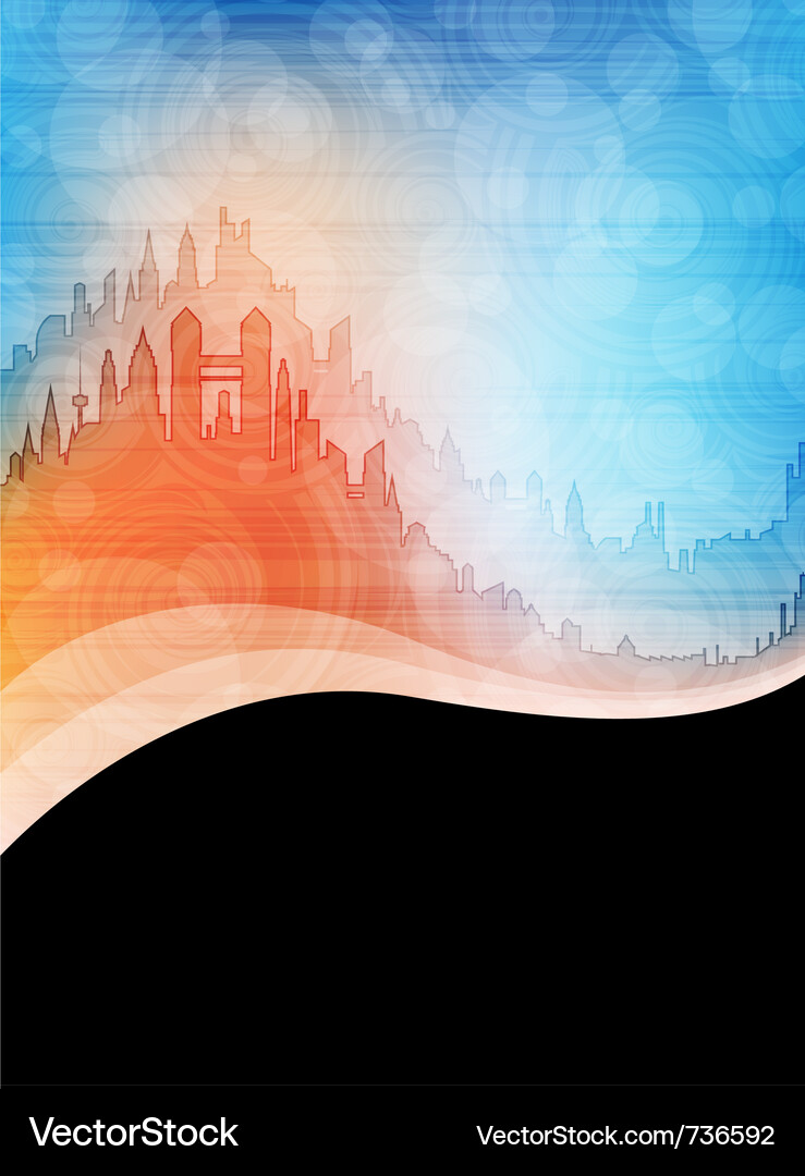 Urban background Royalty Free Vector Image - VectorStock