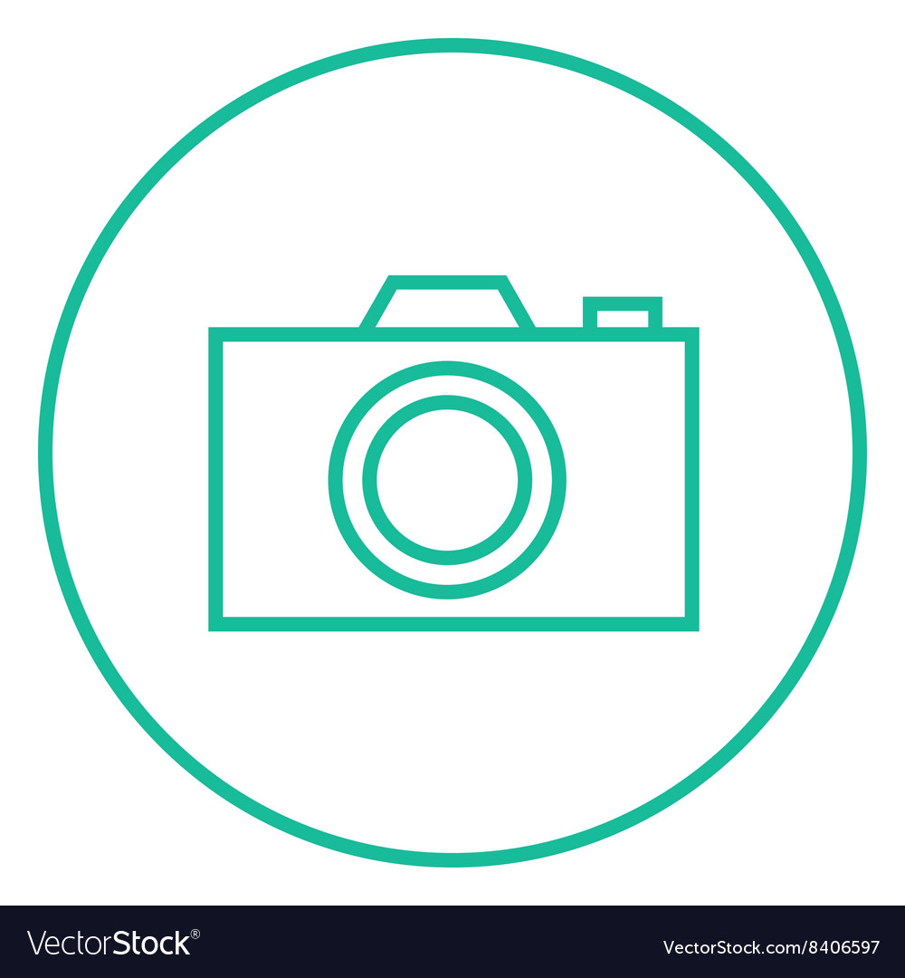 Camera line icon