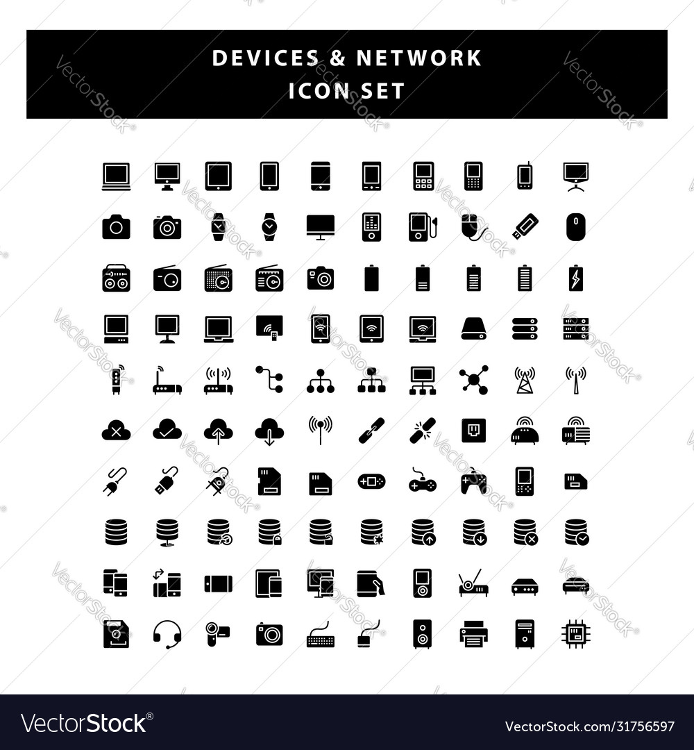 Network & Device Icons