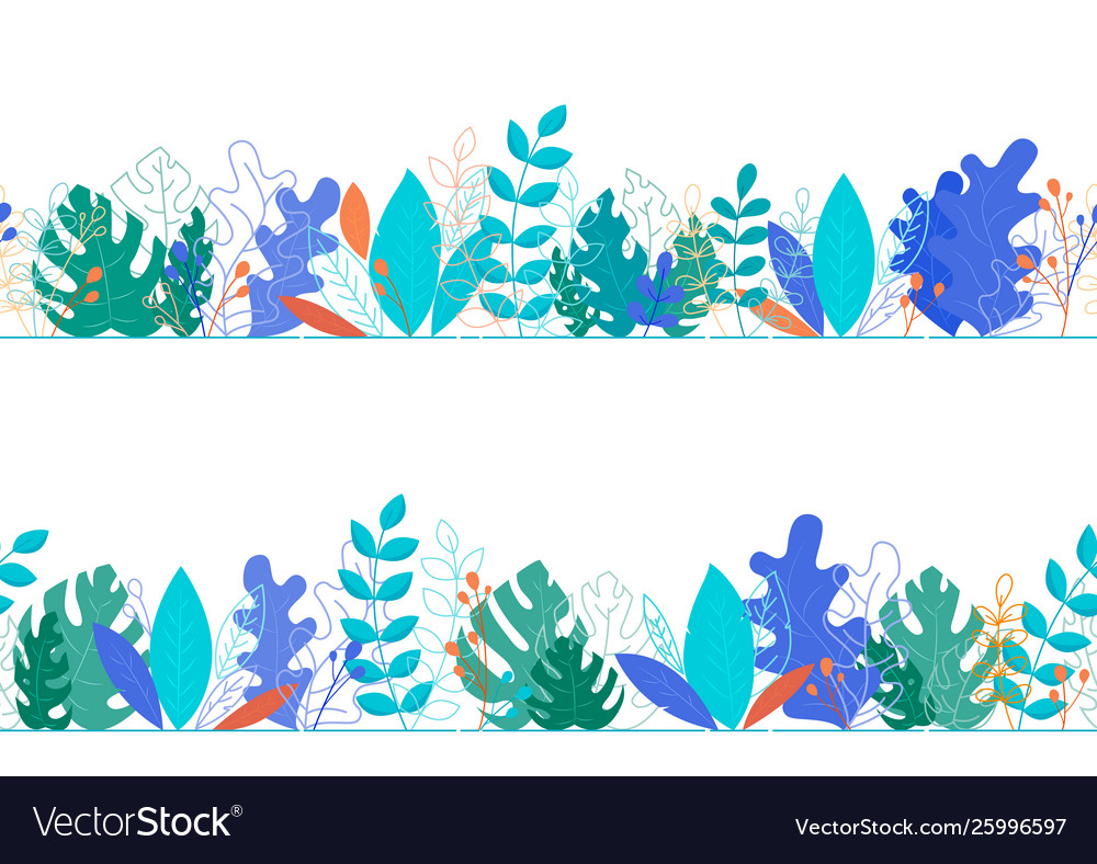 Seamless line horizontal pattern with abstract