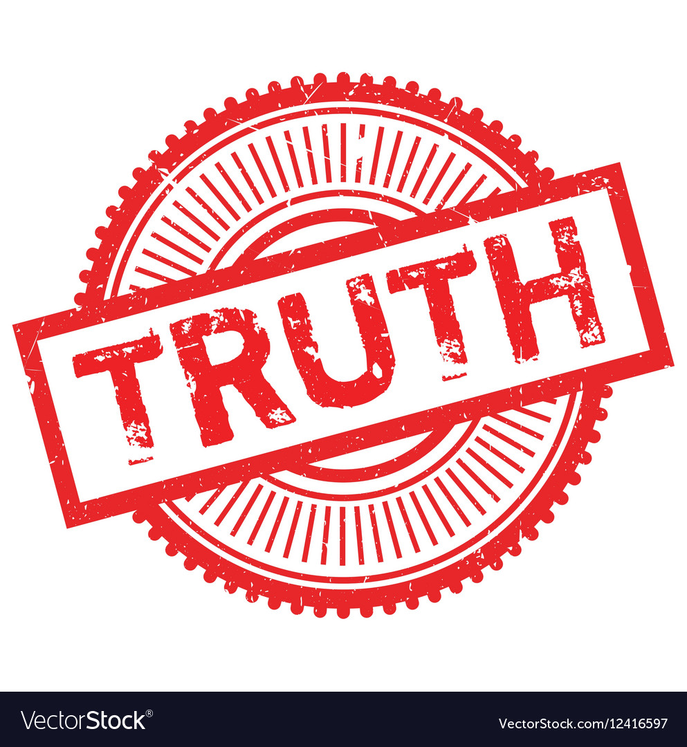 Truth stamp rubber grunge Royalty Free Vector Image