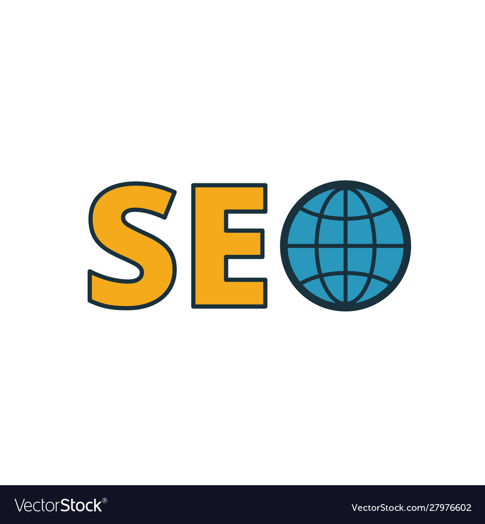 Location seo icon simple element from icons