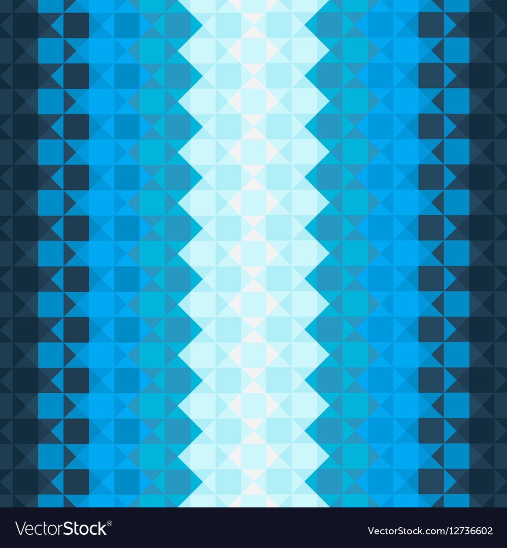 Pattern with blue squares