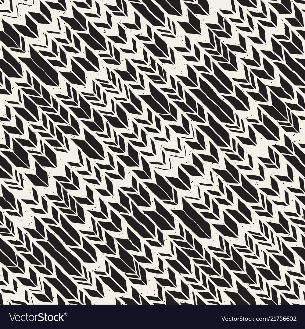 Seamless freehand pattern doodle monochrome print