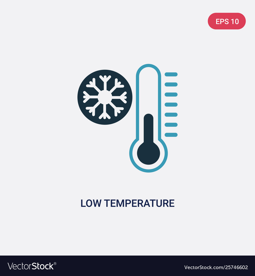 Two color low temperature icon from networking