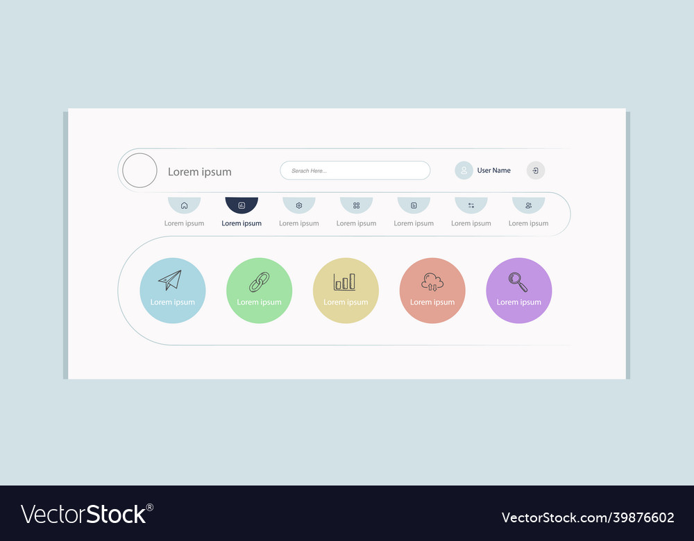 Web design vector image Web design