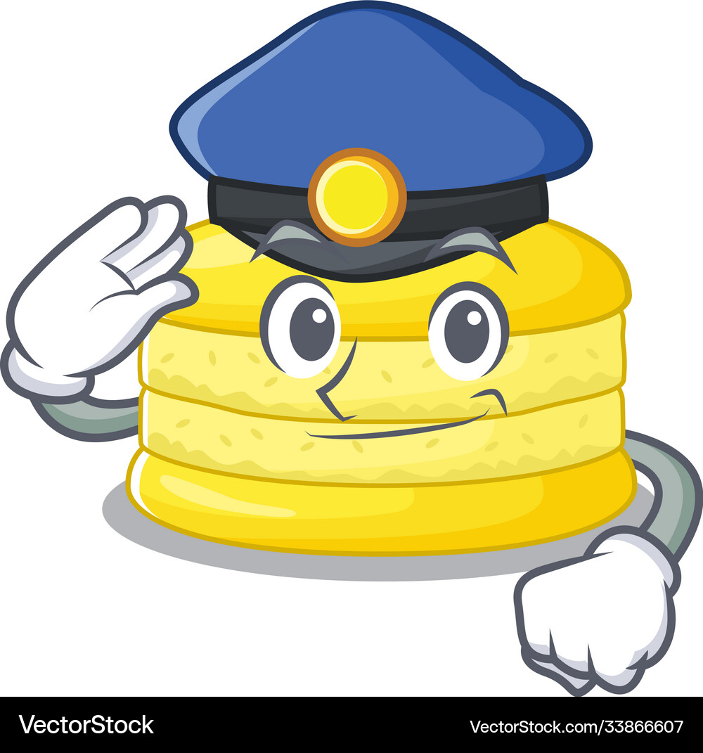 A Manly Lemon Macaron Cartoon Concept Working As Vector Image