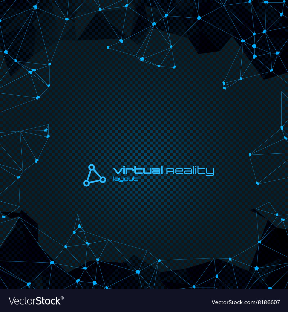 Abstract triangular background