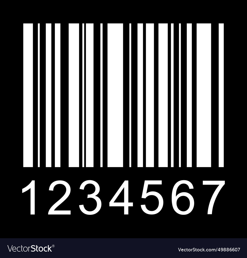 Barcode icon bar code for web flat design isolated vector image Barcode icon bar code for web flat design isolated