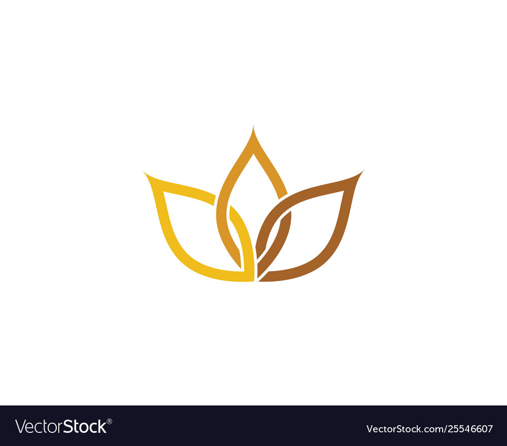 Beauty lotus flower icon Royalty Free Vector Image